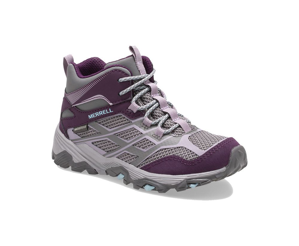 Merrell Vandresko Børn - Moab Fst Mid Waterproof - Grå - UTP672419